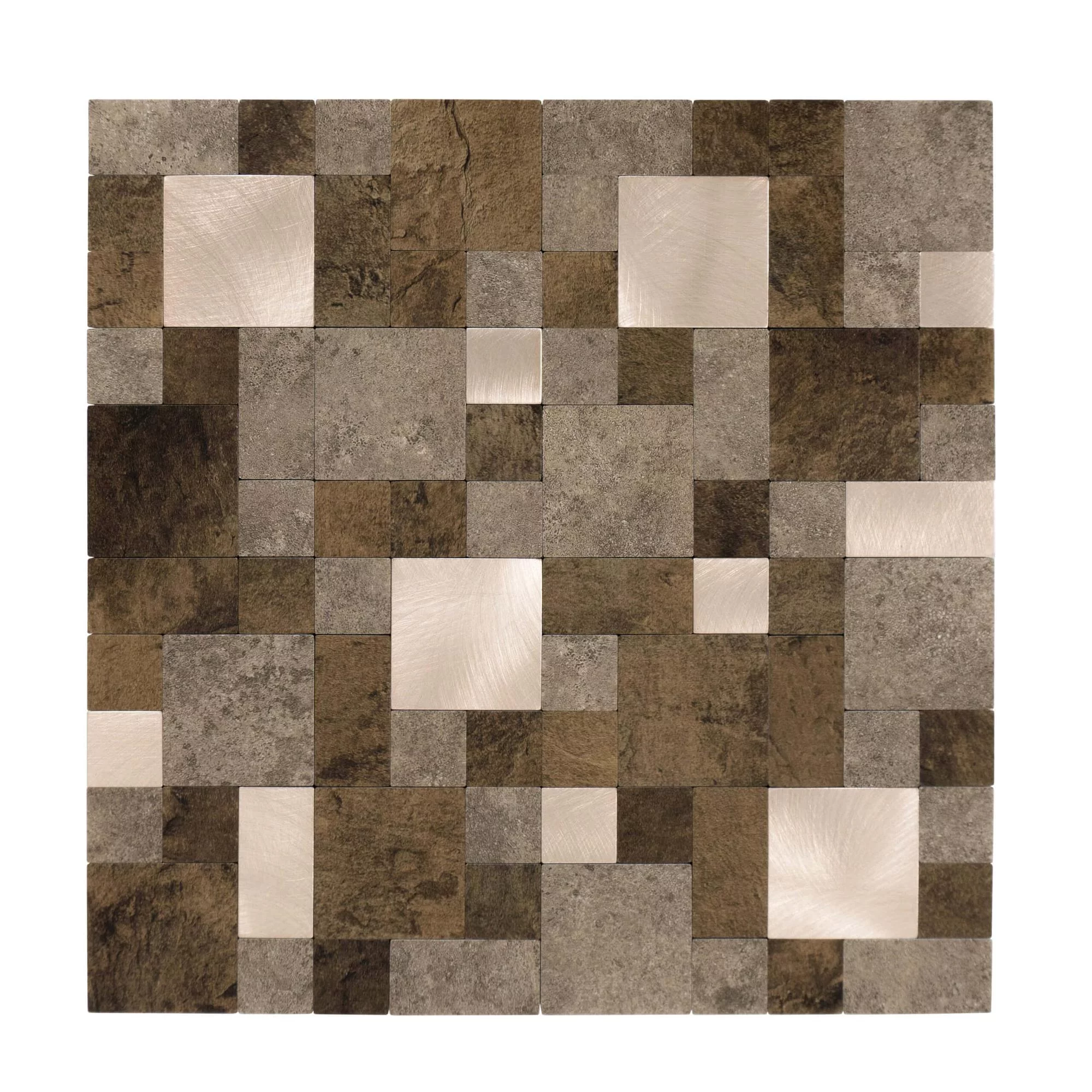 zelfklevende-steenlook-tegels,-vierkant/rechthoekig-1m².-11-pcs-steenlook-bruin-mix-goud